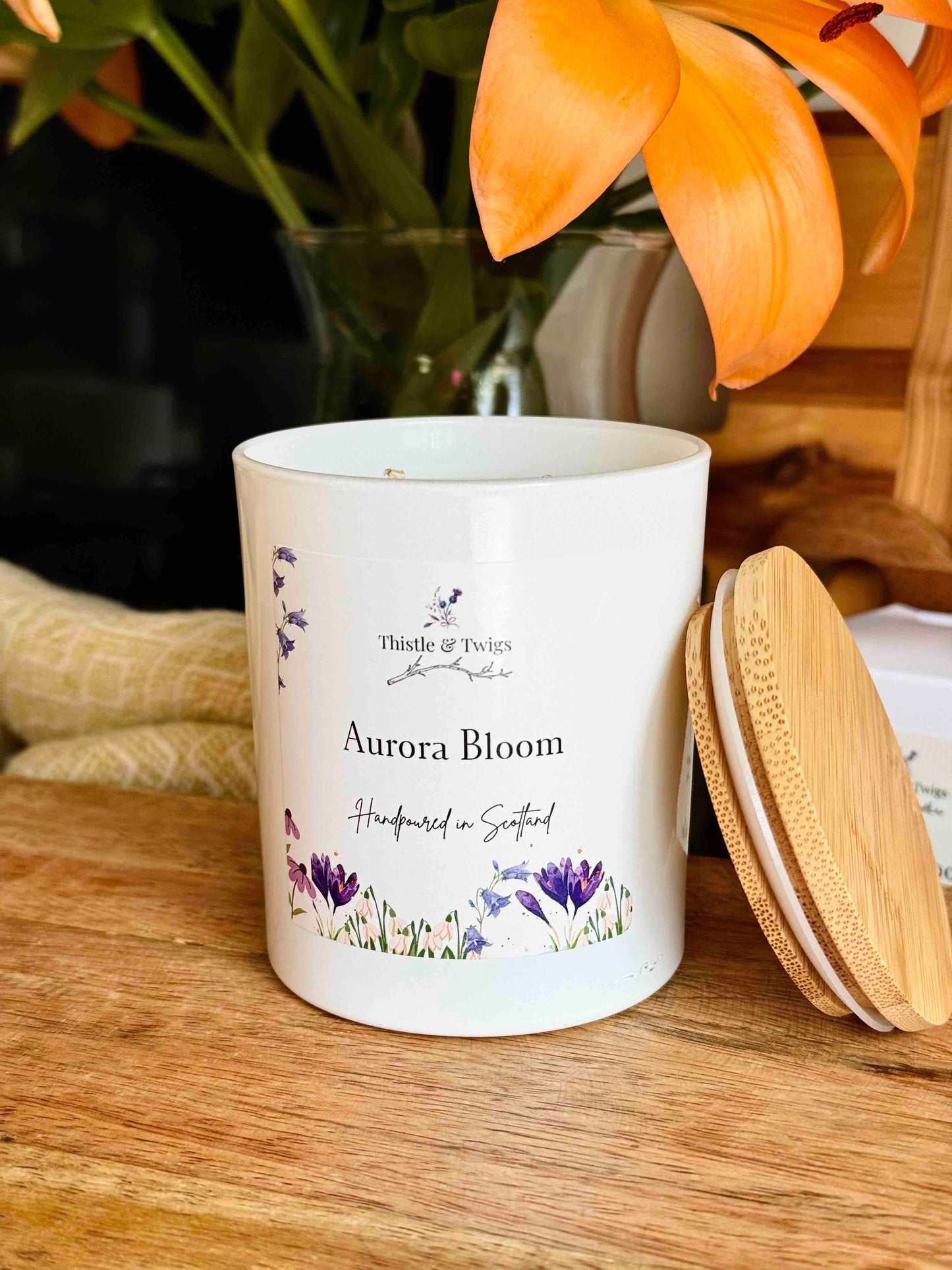 Aurora Bloom Soy Wax Candle